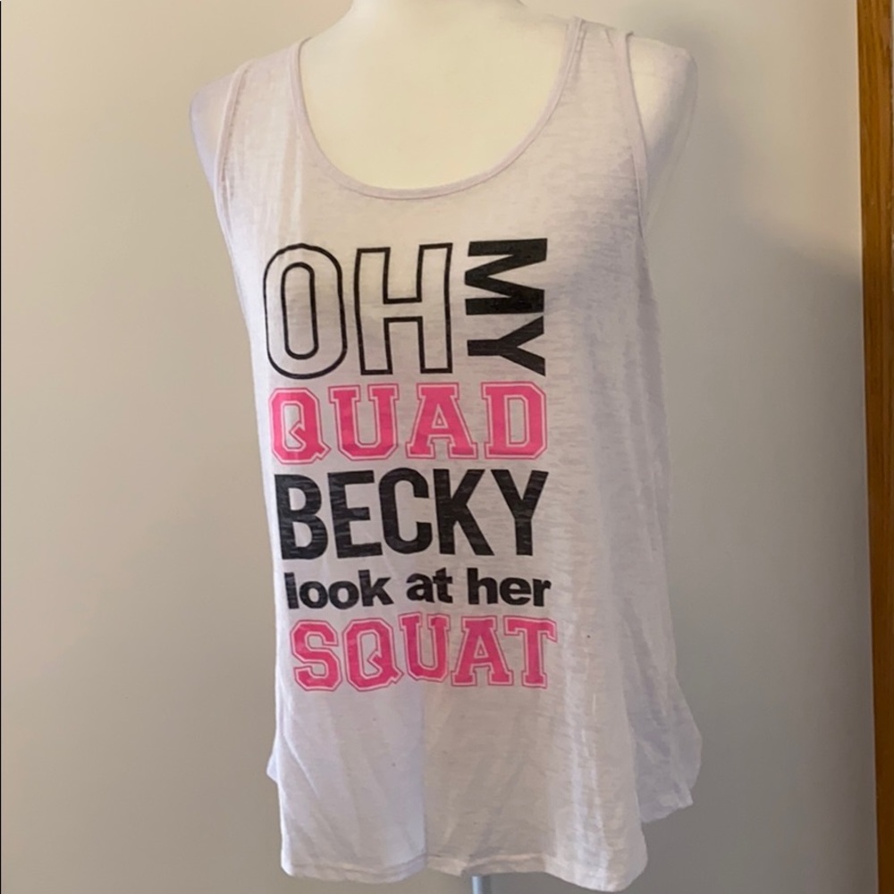 "OMG Becky" workout tank